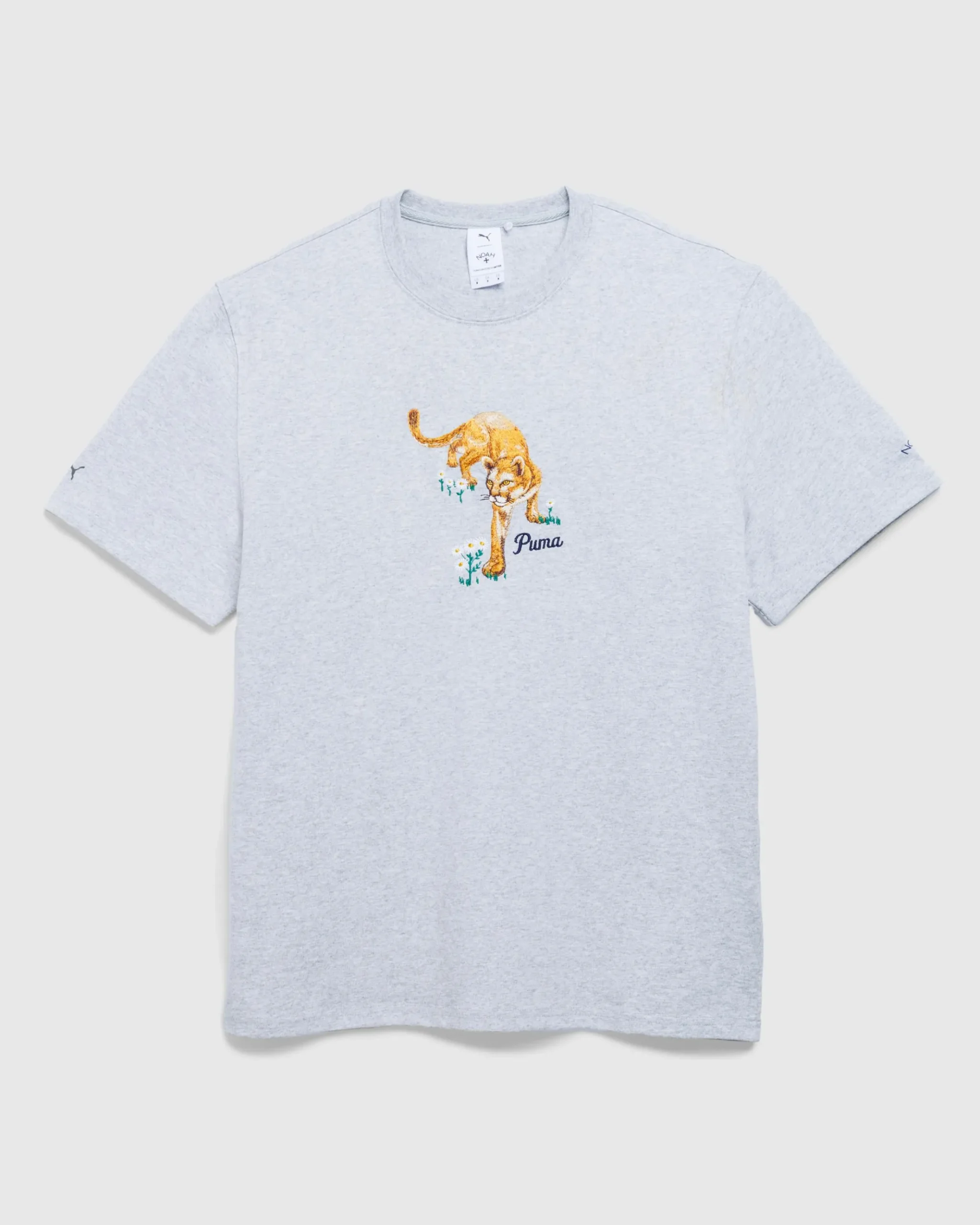 Clearance Puma Graphic Tee Light Grey Heather lightgrayheather