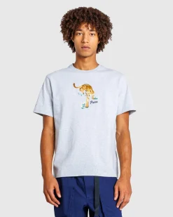 Clearance Puma Graphic Tee Light Grey Heather lightgrayheather