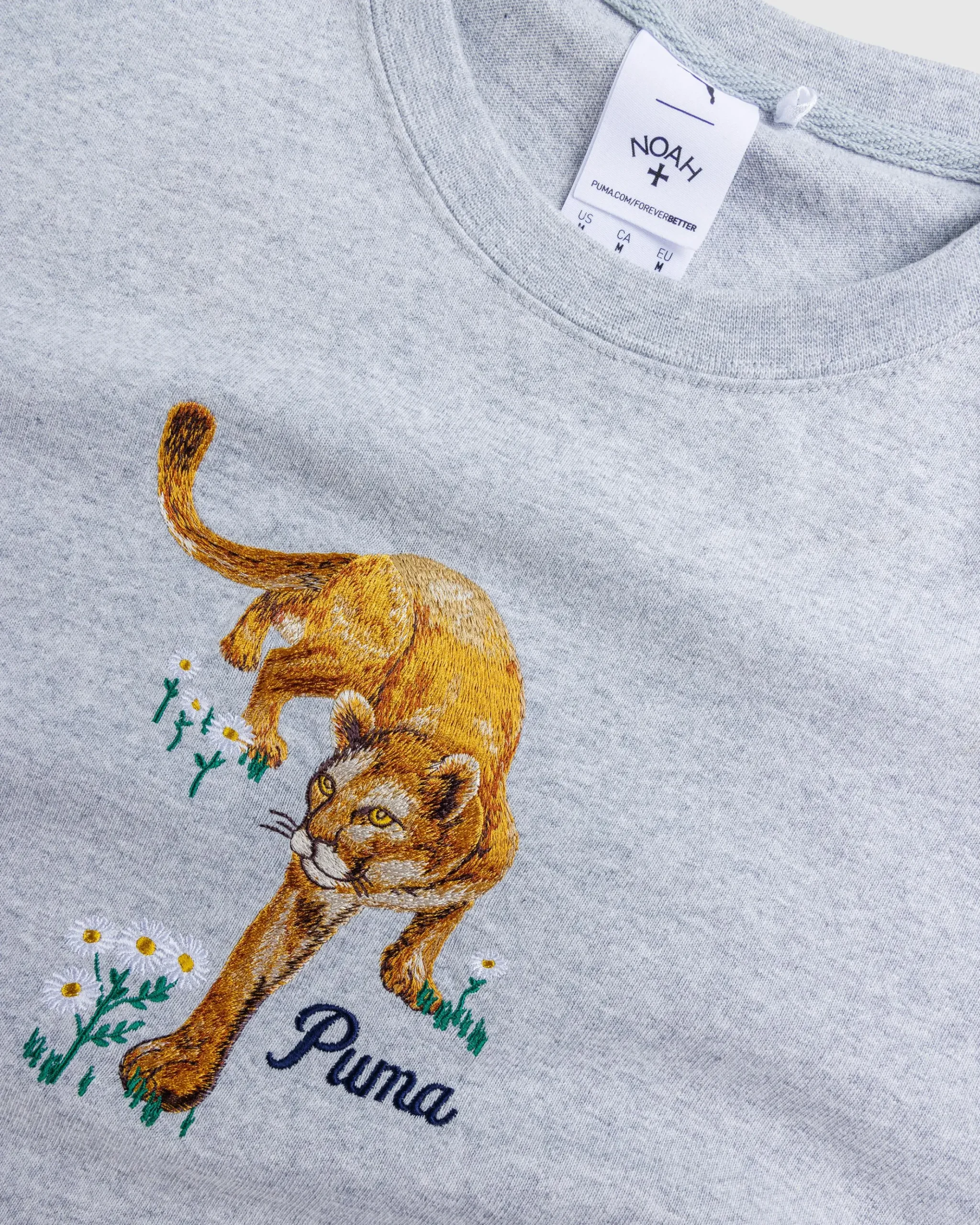 Clearance Puma Graphic Tee Light Grey Heather lightgrayheather