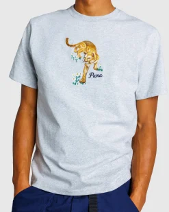 Clearance Puma Graphic Tee Light Grey Heather lightgrayheather
