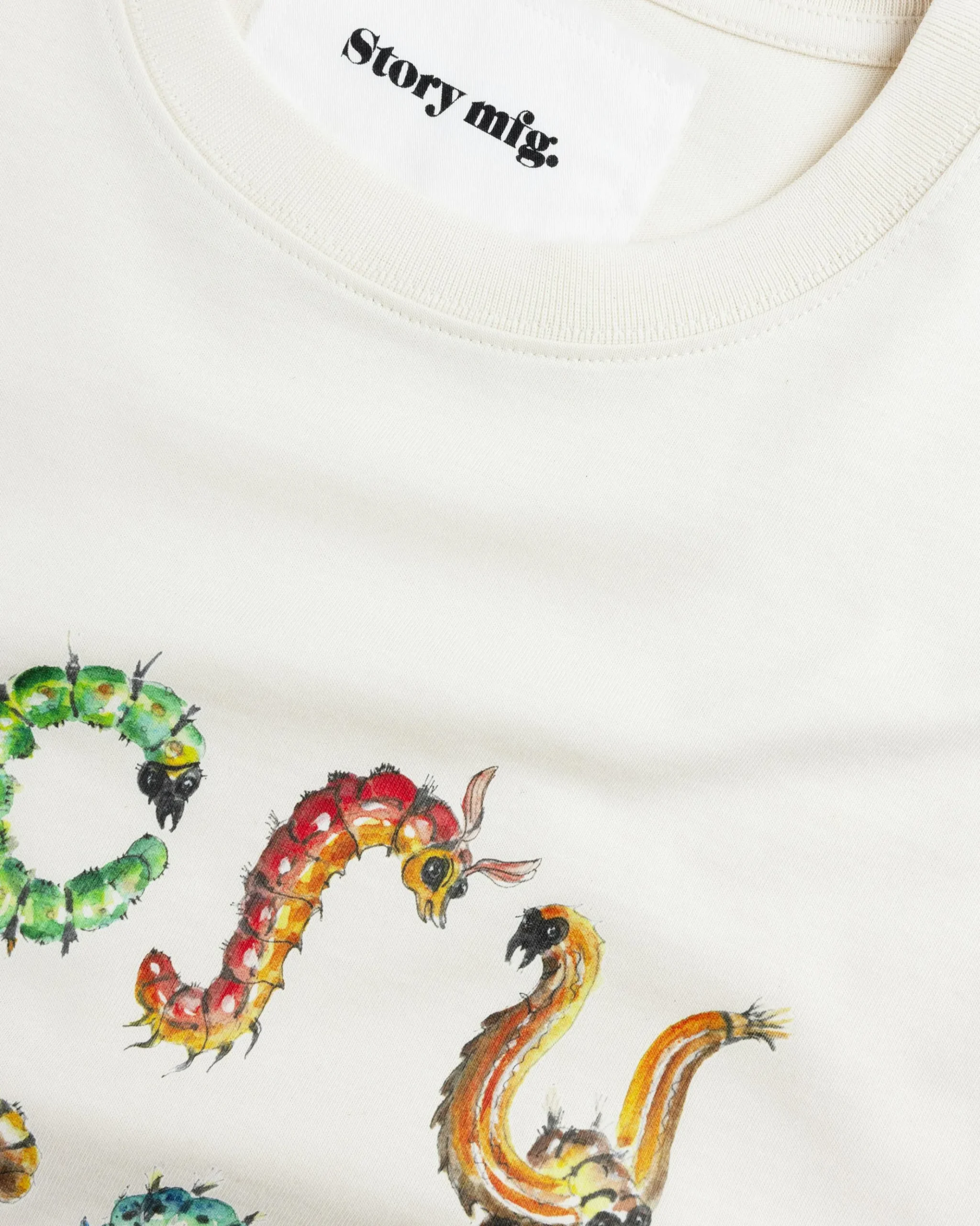 Cheap Story mfg. Grateful Tee SS Ecru Bugging ecrubugging