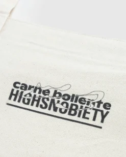 Shop Carne Bollente Greetings from Berlin! Tote Bag Multi beige
