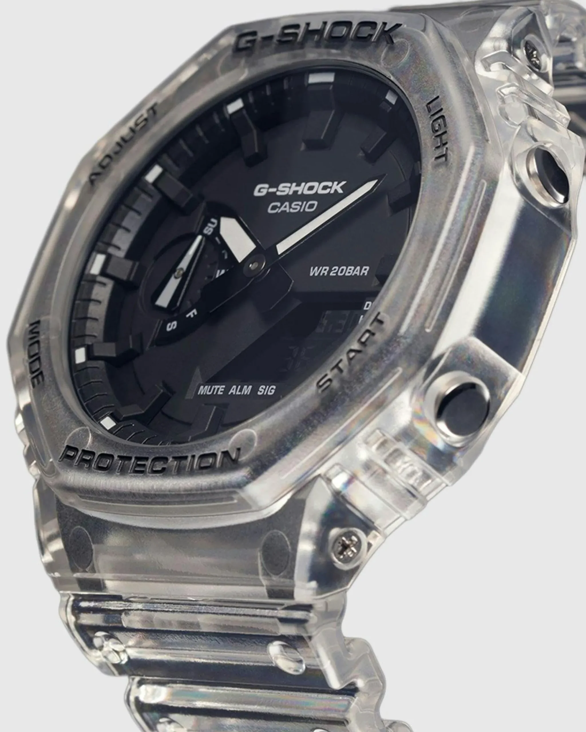 Online Casio G-Shock G-Shock GA-2100SKE-7AER Transparent White transparentwhite