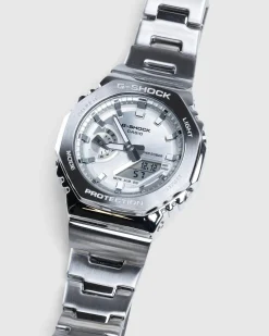 Best Casio G-SHOCK GM-2110D-7A "Central Cee" silver