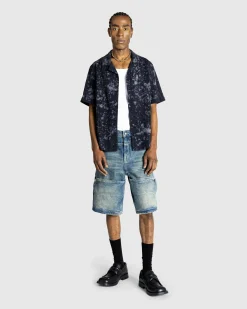 Shop Guess USA Gusa Camp Shirt Washed Out Black washedoutblack