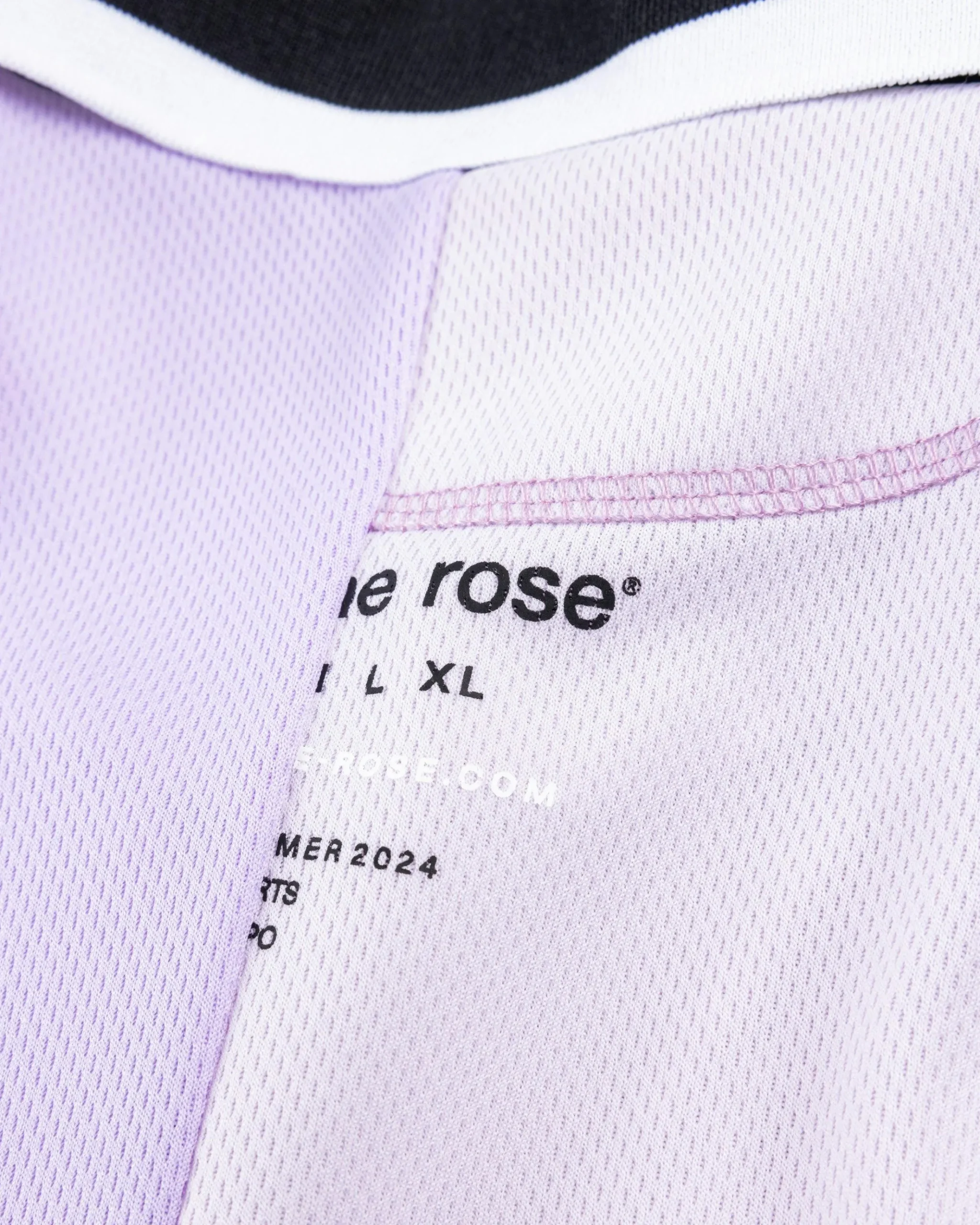 Cheap Martine Rose Half And Half Football Top lilac