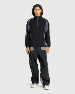Hot San San Gear Half Zip-Up Fleece black