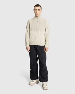 Store Stone Island Half-Zip Cardigan beige