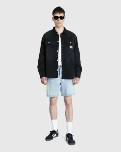 Discount Carhartt WIP Harvey Shirt Jacket Black/Dark Used Wash black/darkusedwash