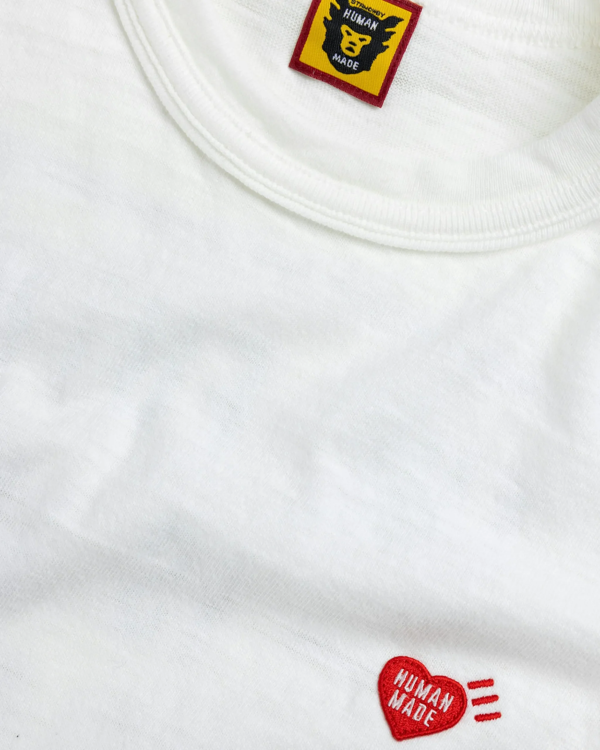 Cheap Human Made Heart Badge T-Shirt white