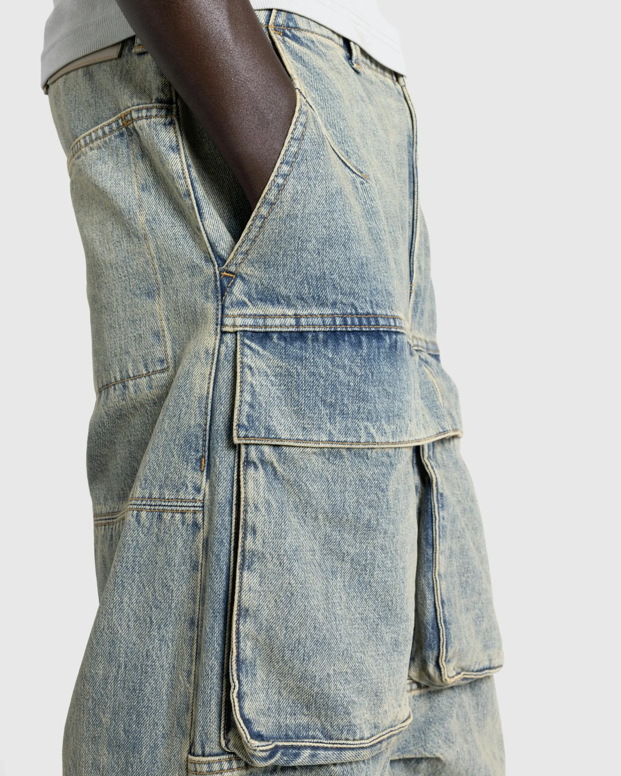 Outlet Entire Studios Heavy Denim Cargo Surface Wave surfacewave