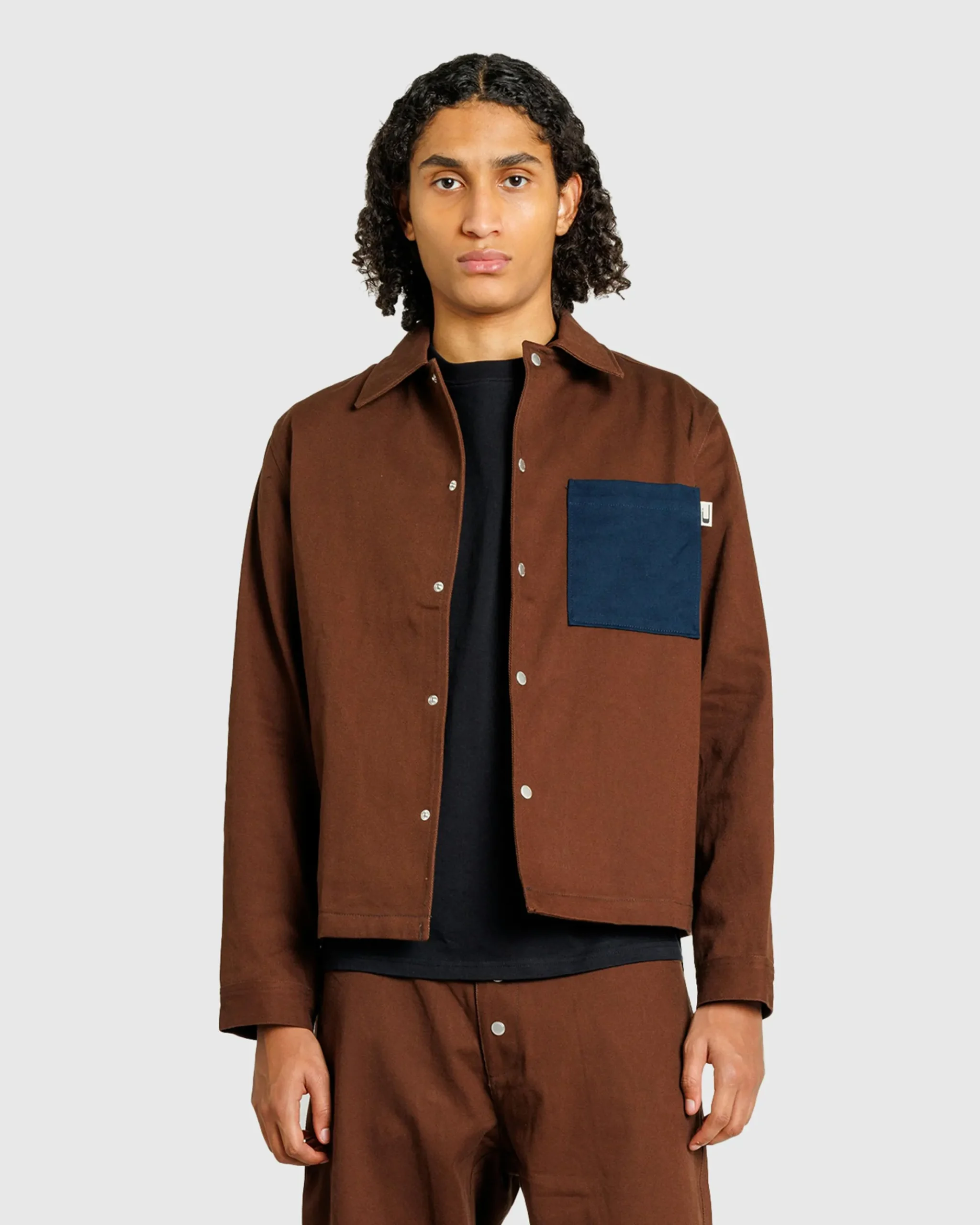 Flash Sale Carrer Heavy Twill Overshirt Antique Brown antiquebrown