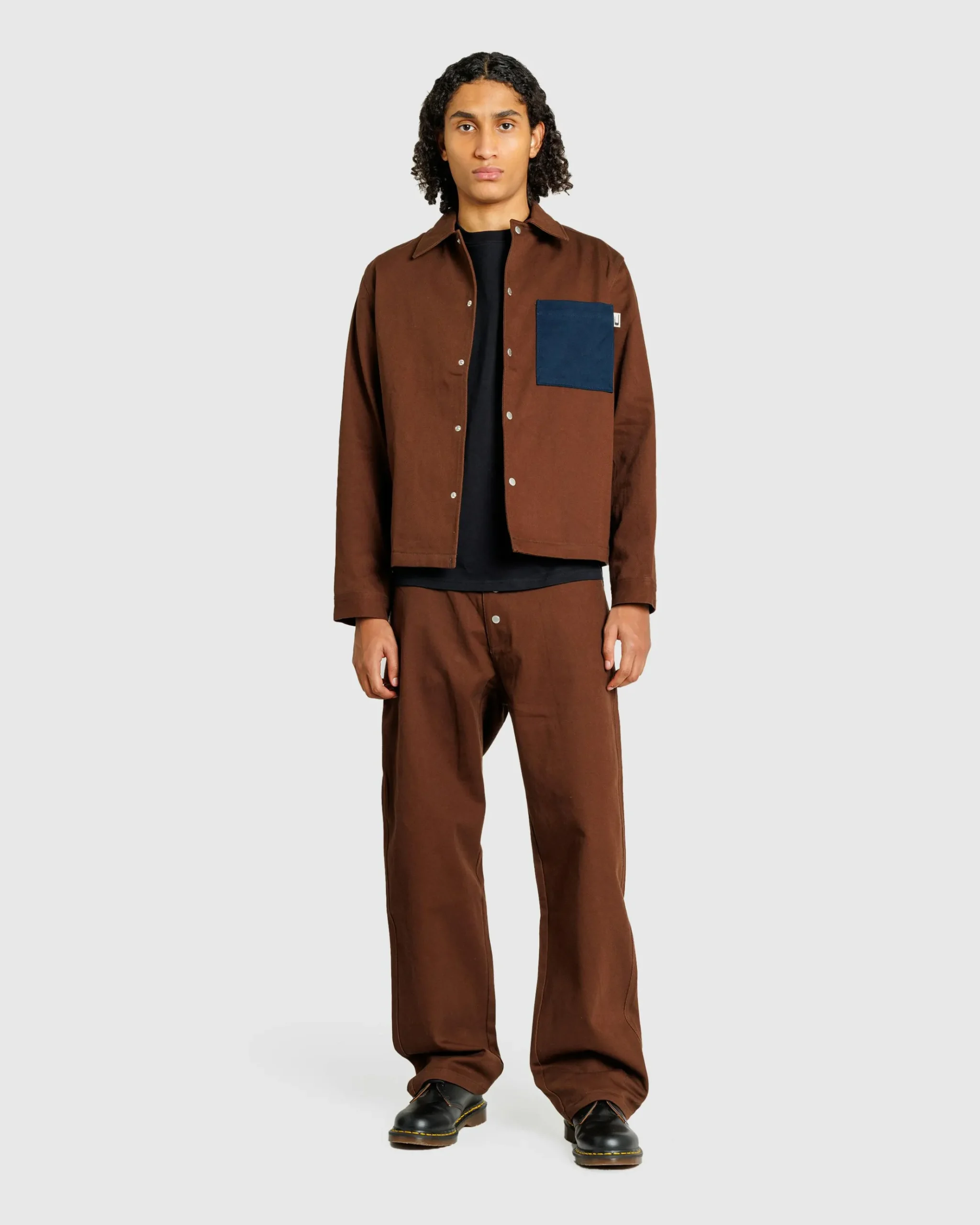 Flash Sale Carrer Heavy Twill Overshirt Antique Brown antiquebrown