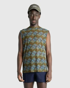 Fashion Dries van Noten Heyzen Shirt /Green dust