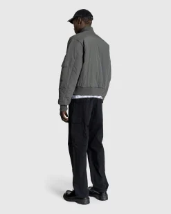 Best Carne Bollente Hidden Pleasures Bomber Jacket Gray grey
