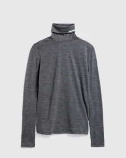 Cheap Jil Sander High-Neck Shirt Dark Grey darkgrey