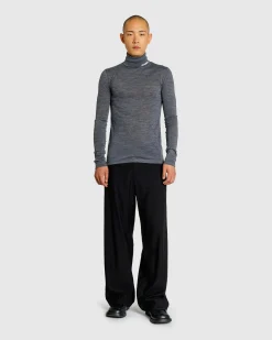 Cheap Jil Sander High-Neck Shirt Dark Grey darkgrey