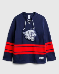 Fashion Puma Hockey Jersey Navy/Red pumanavy