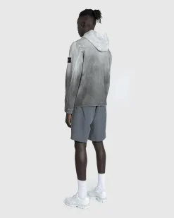 Hot Stone Island Hooded Sweatshirt Lead Grey leadgrey