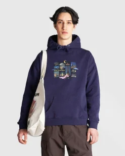 Store Carne Bollente Ich bin ein Berliner Hoodie navy