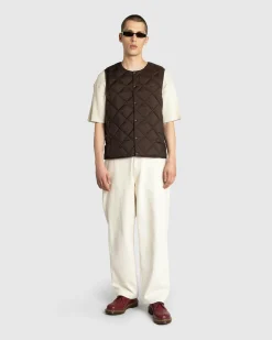 Hot Gramicci Inner Down Vest Dark Brown darkbrown
