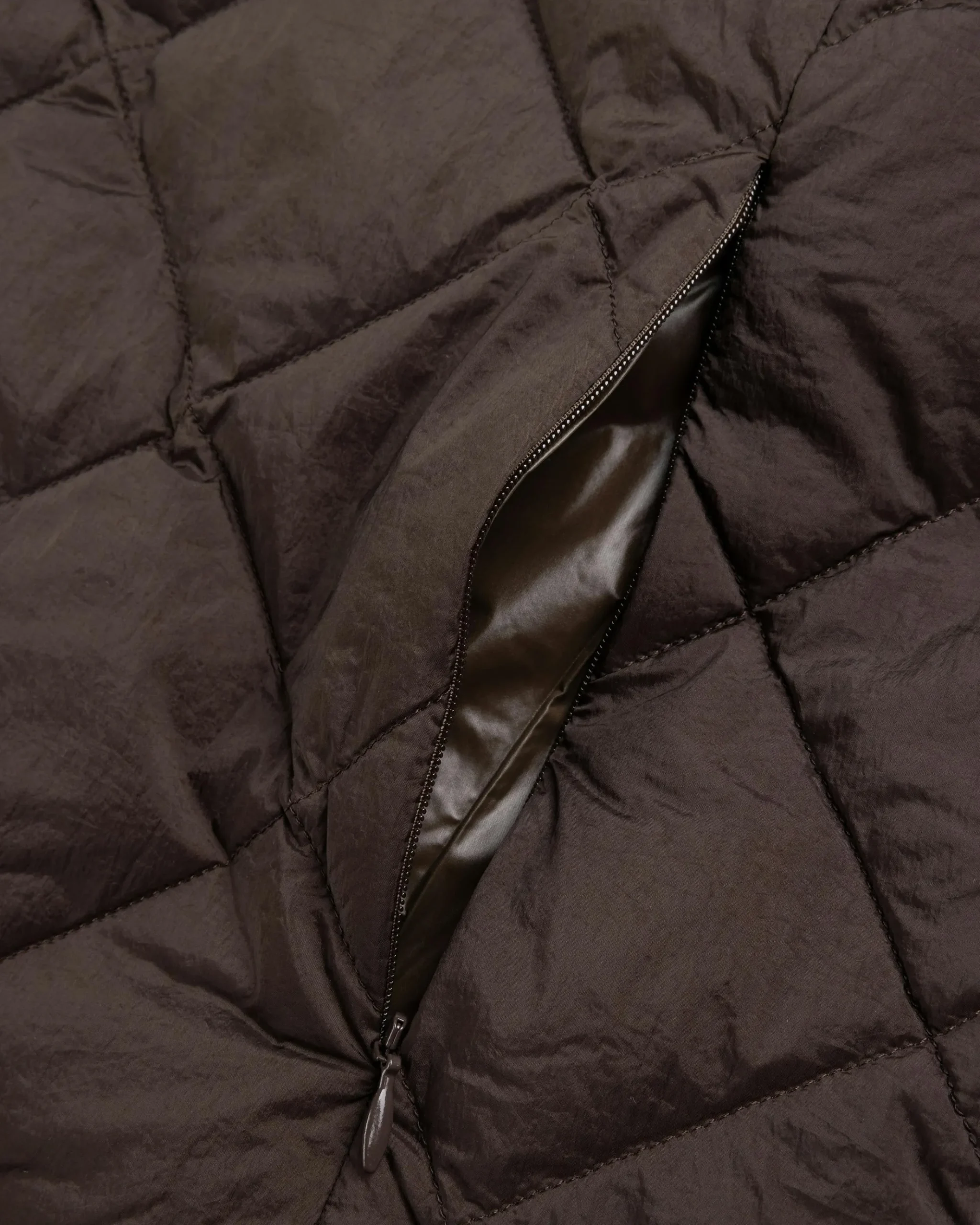 Hot Gramicci Inner Down Vest Dark Brown darkbrown