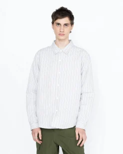 Best Highsnobiety HS05 Insulated Shirt Jacket Striped stripes