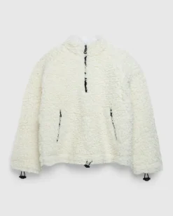 Cheap Meta Campania Collective Jason Shearling Quarter-Zip Natural White naturalwhite