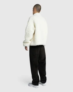 Cheap Meta Campania Collective Jason Shearling Quarter-Zip Natural White naturalwhite