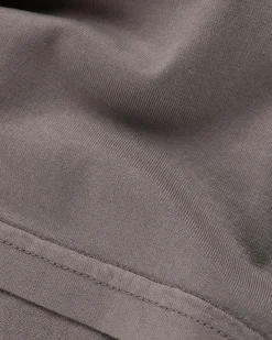 Discount Rier Jersey Cotton V-Neck T-Shirt Castlerock brown