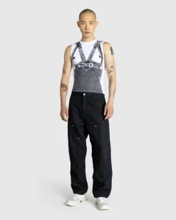 Online Jean Paul Gaultier Jersey Tank Top Printed Madonna Trompe L'Œil white/black
