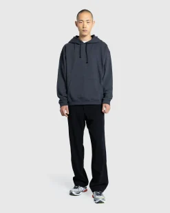 Hot Meta Campania Collective Joseph Jersey Cotton Hoodie Dark Chocolate Melange darkcharcoalmelange