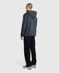 Hot Meta Campania Collective Joseph Jersey Cotton Hoodie Dark Chocolate Melange darkcharcoalmelange