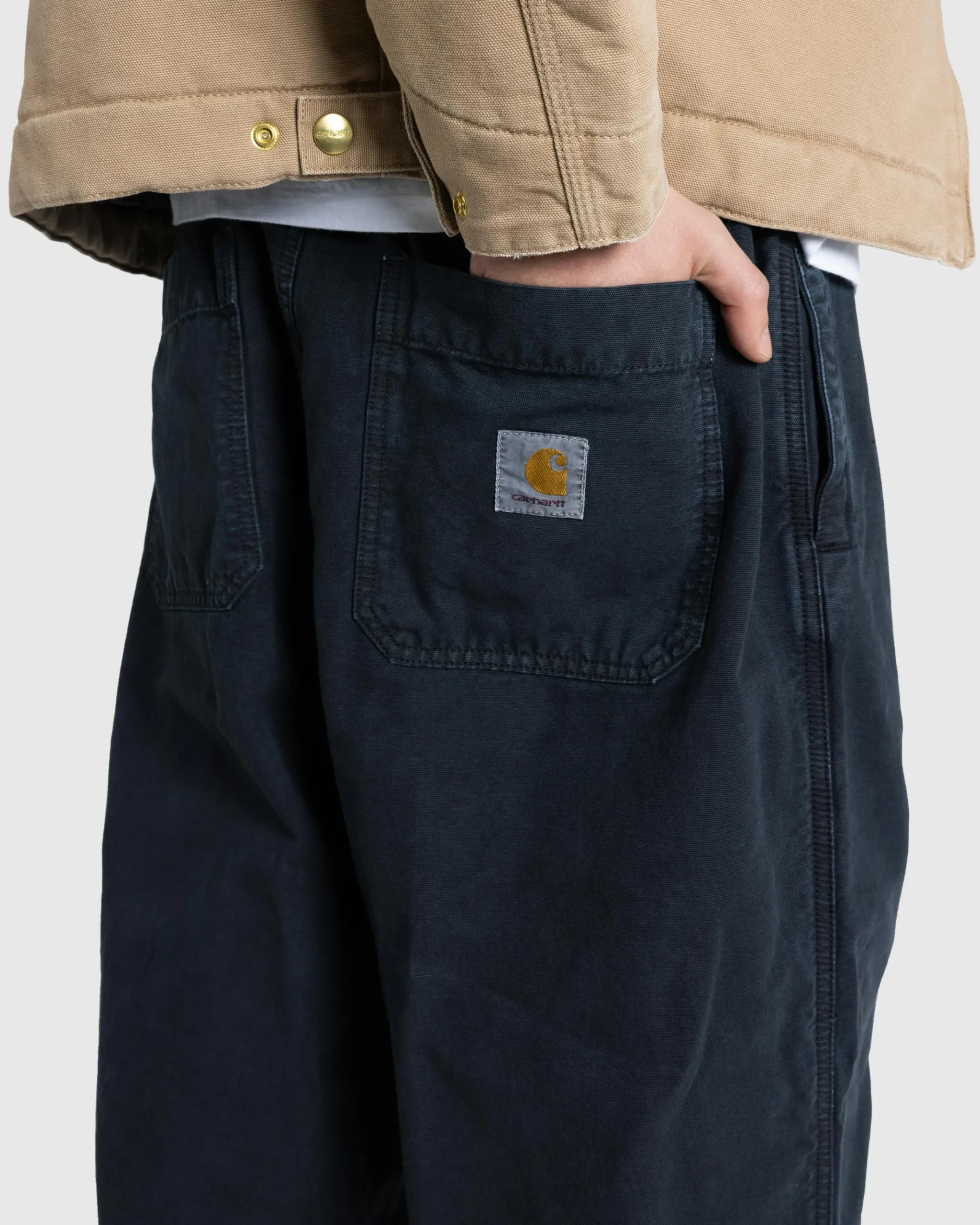 Store Carhartt WIP Judd Pant Black/Stone Dyed black/stonedyed