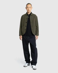 Cheap Meta Campania Collective Julian Selflined Nylon Shirt Jacket Dark Khaki darkkhaki