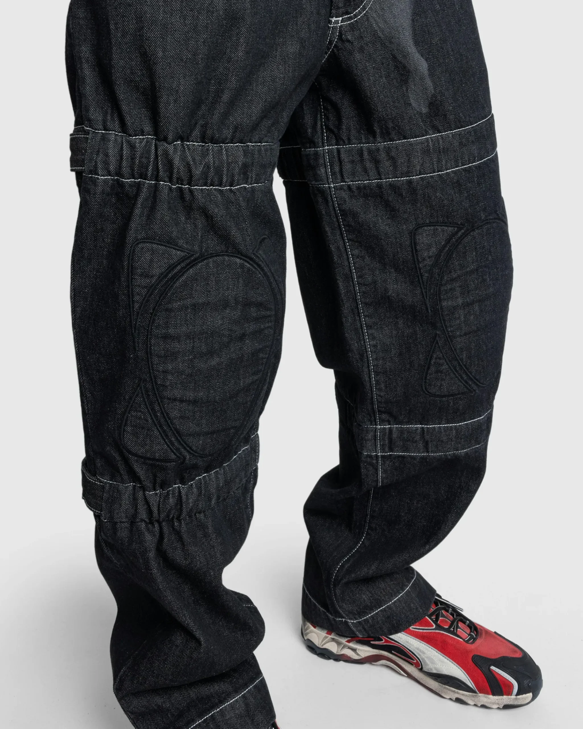 Discount Puma Knee Pad Pants Black/Denim pumablack-denim