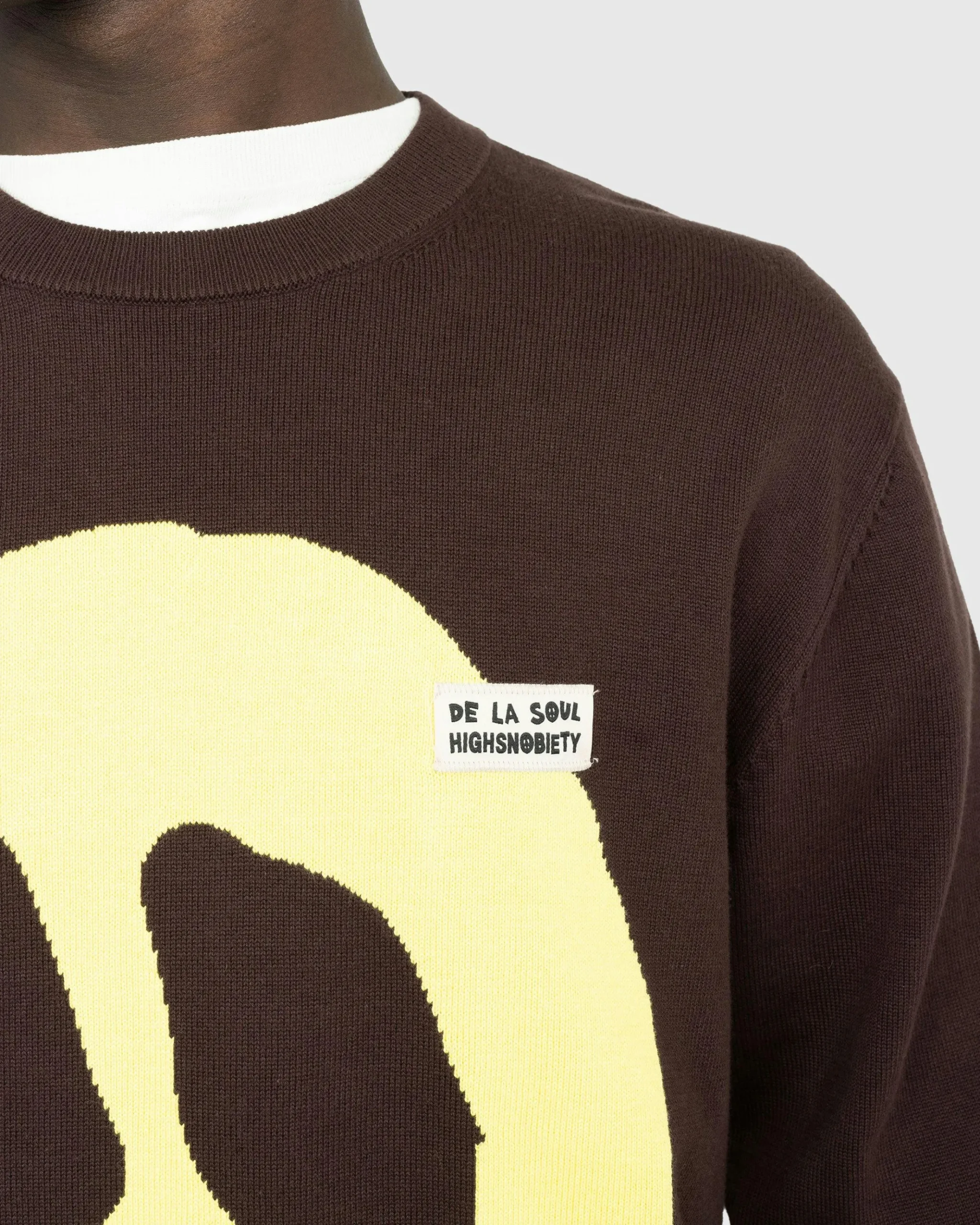 Outlet Highsnobiety Knit Crewneck Brown black