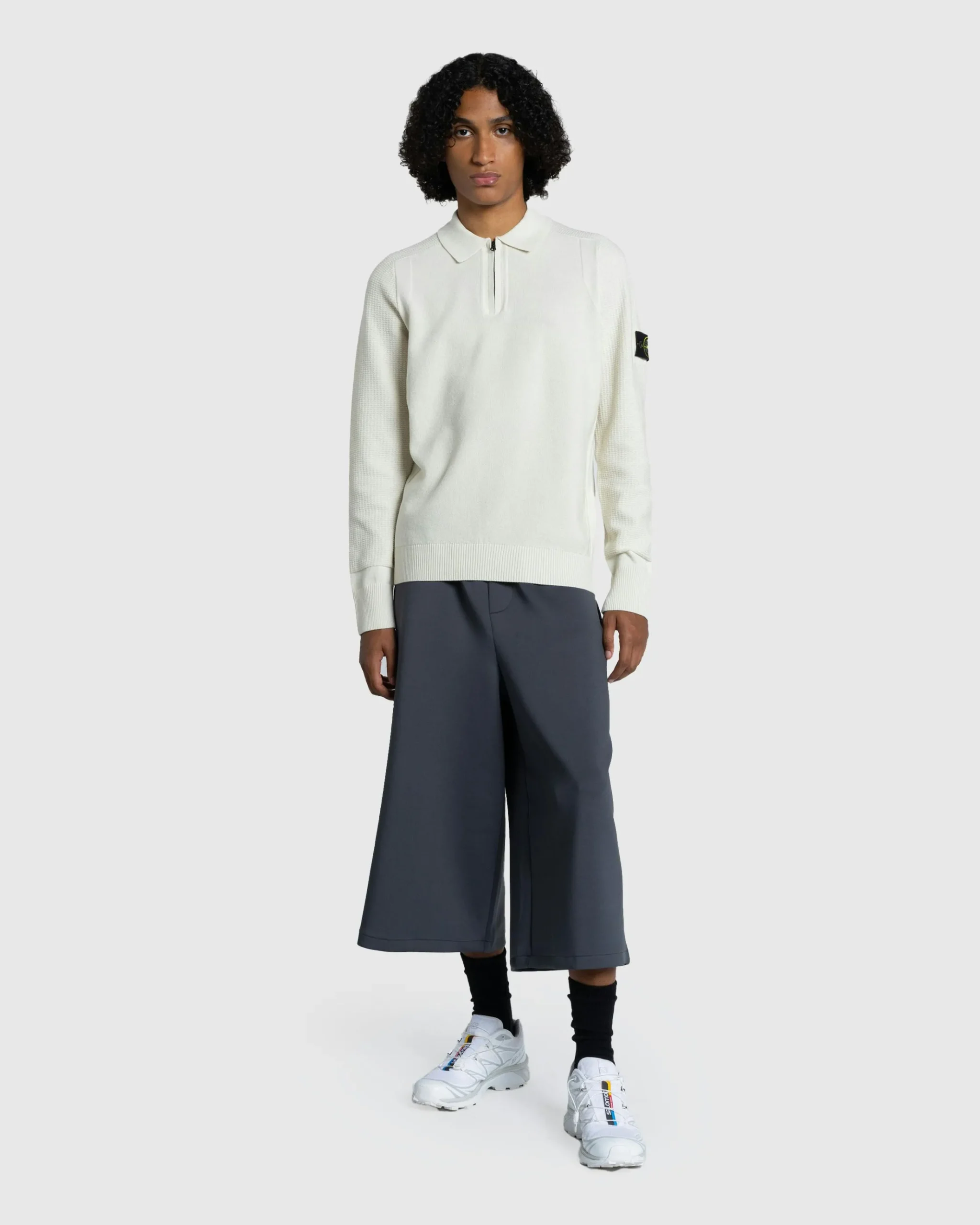 Best Stone Island Knit Polo plaster