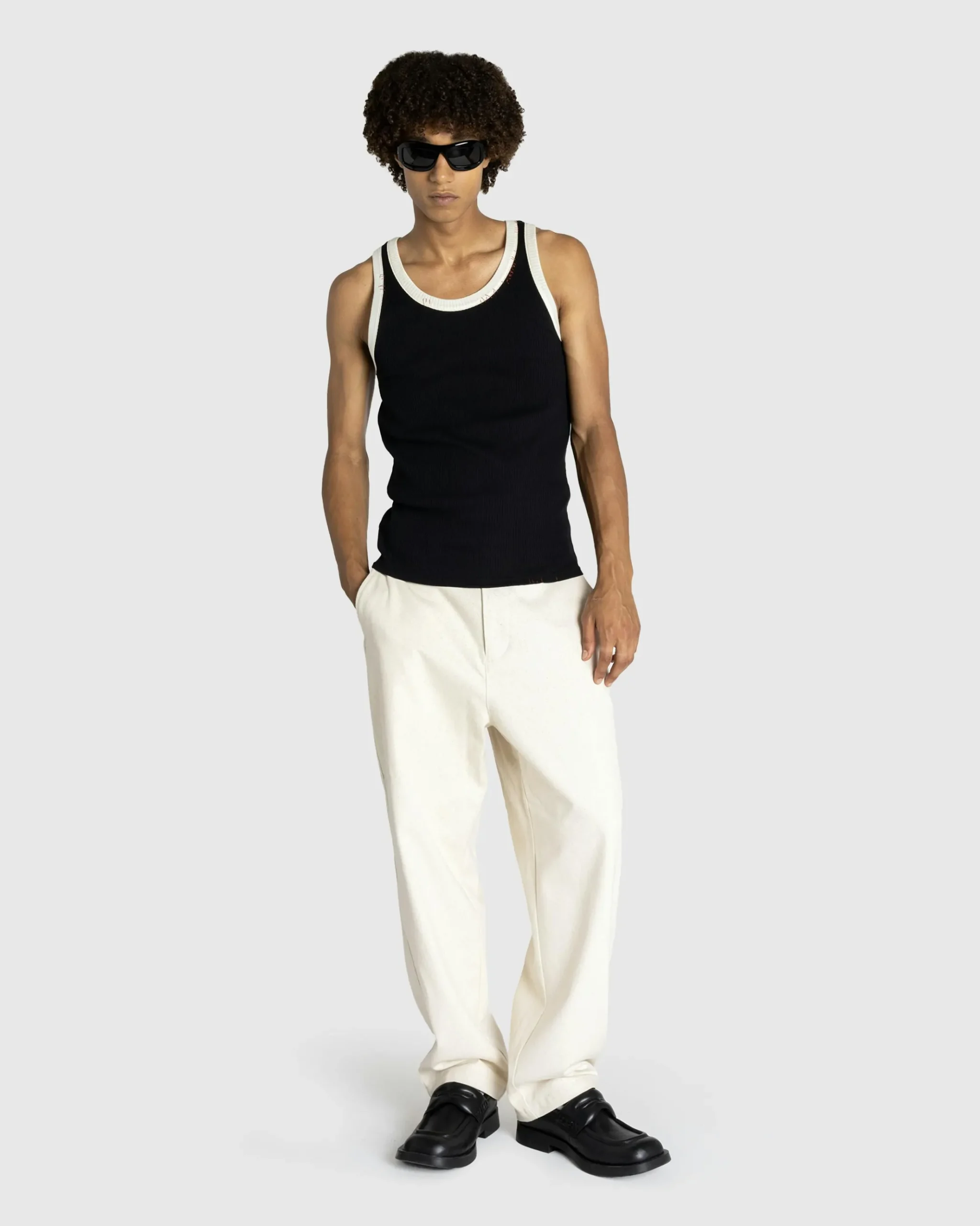 Discount Marni Knit Tank Top black