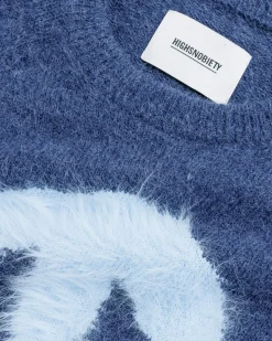 Fashion Highsnobiety Knitted Sweater darkblue