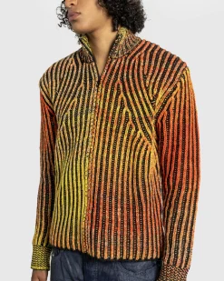 Discount Diesel K-Oakland-Zip Knitwear Scarlet Ibis scarletibis