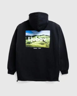 Sale Ljubav Landscape Hoodie black