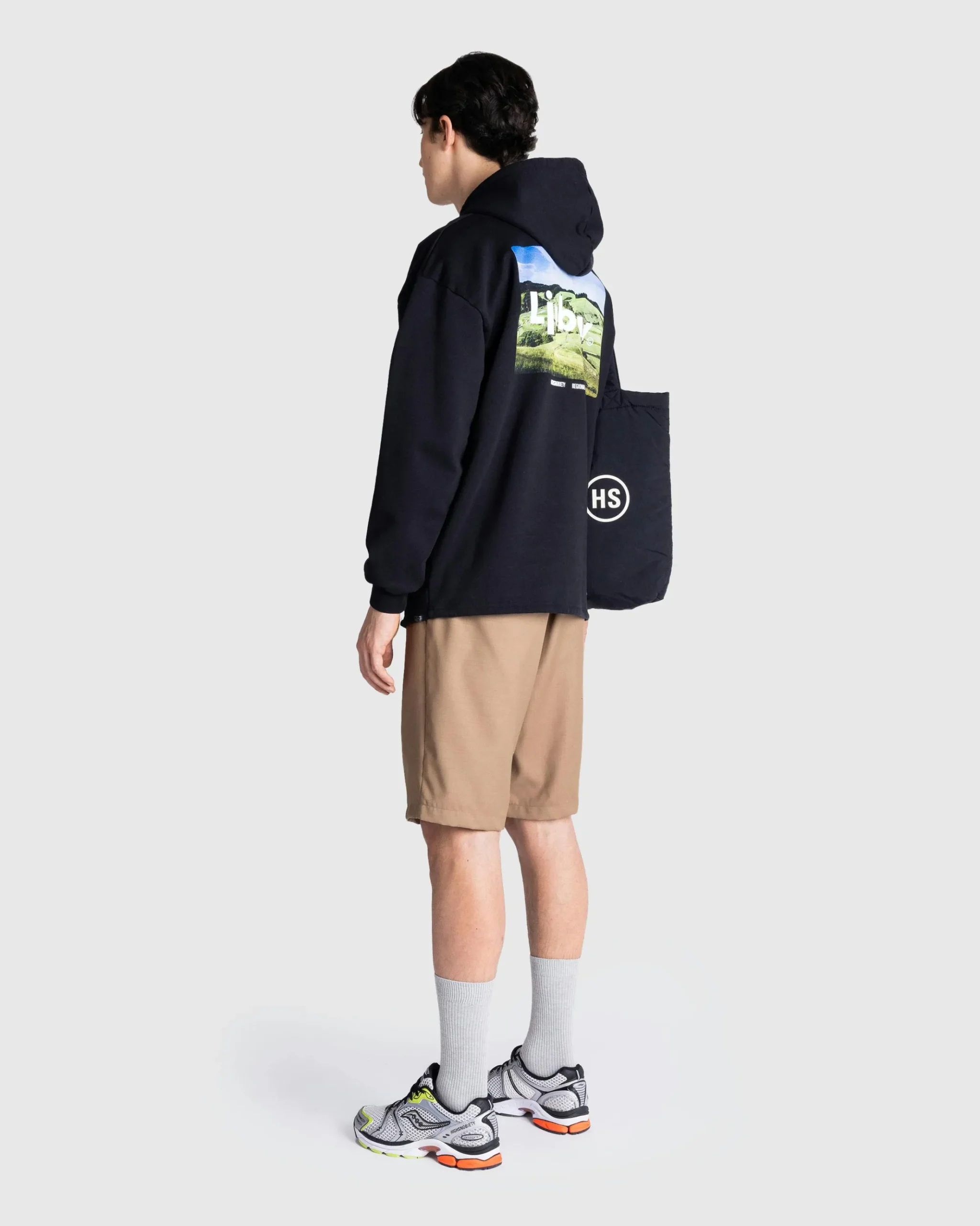 Sale Ljubav Landscape Hoodie black