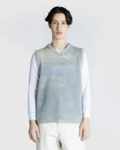 Online Highsnobiety Landscape Sweater Vest Multi blue