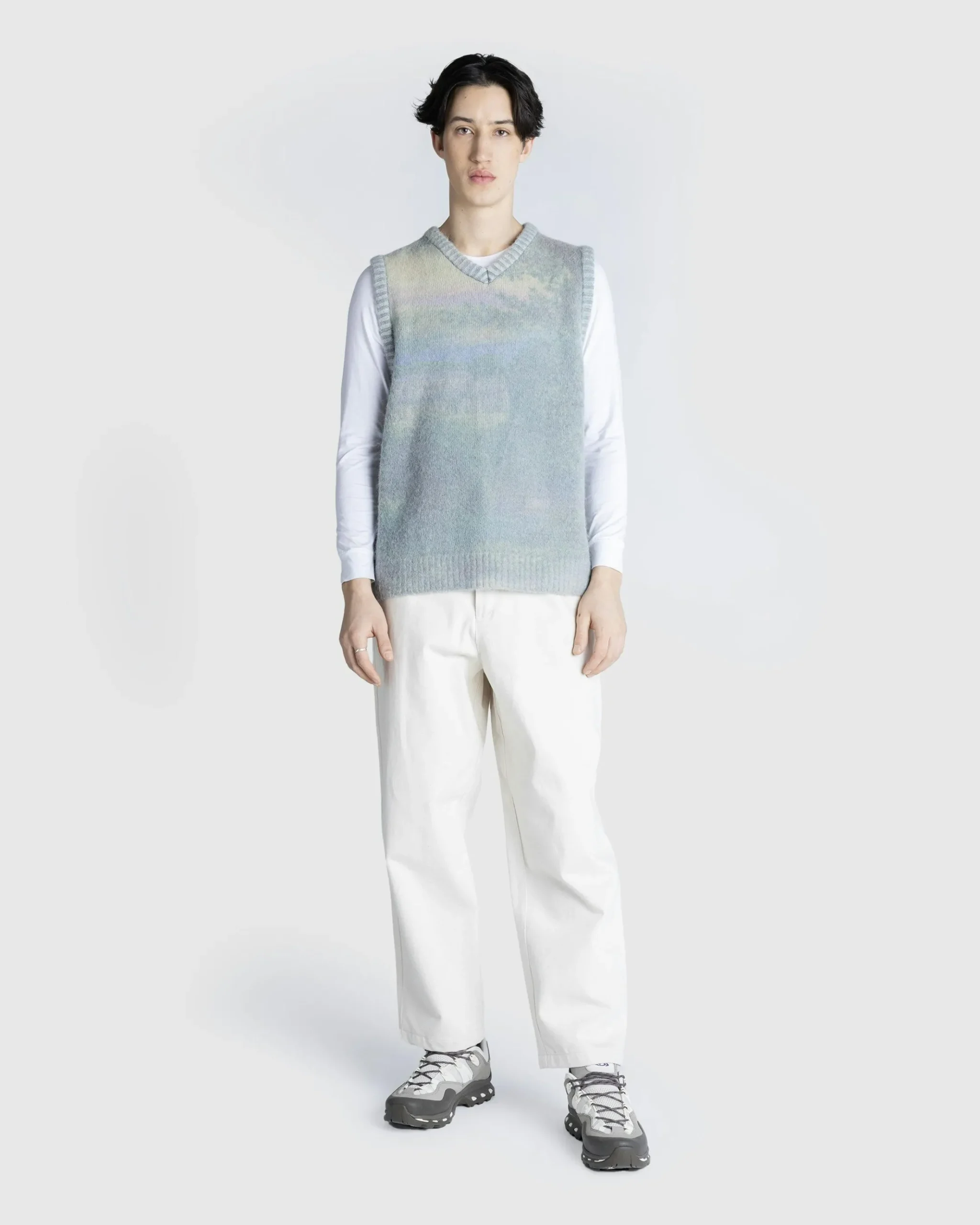 Online Highsnobiety Landscape Sweater Vest Multi blue