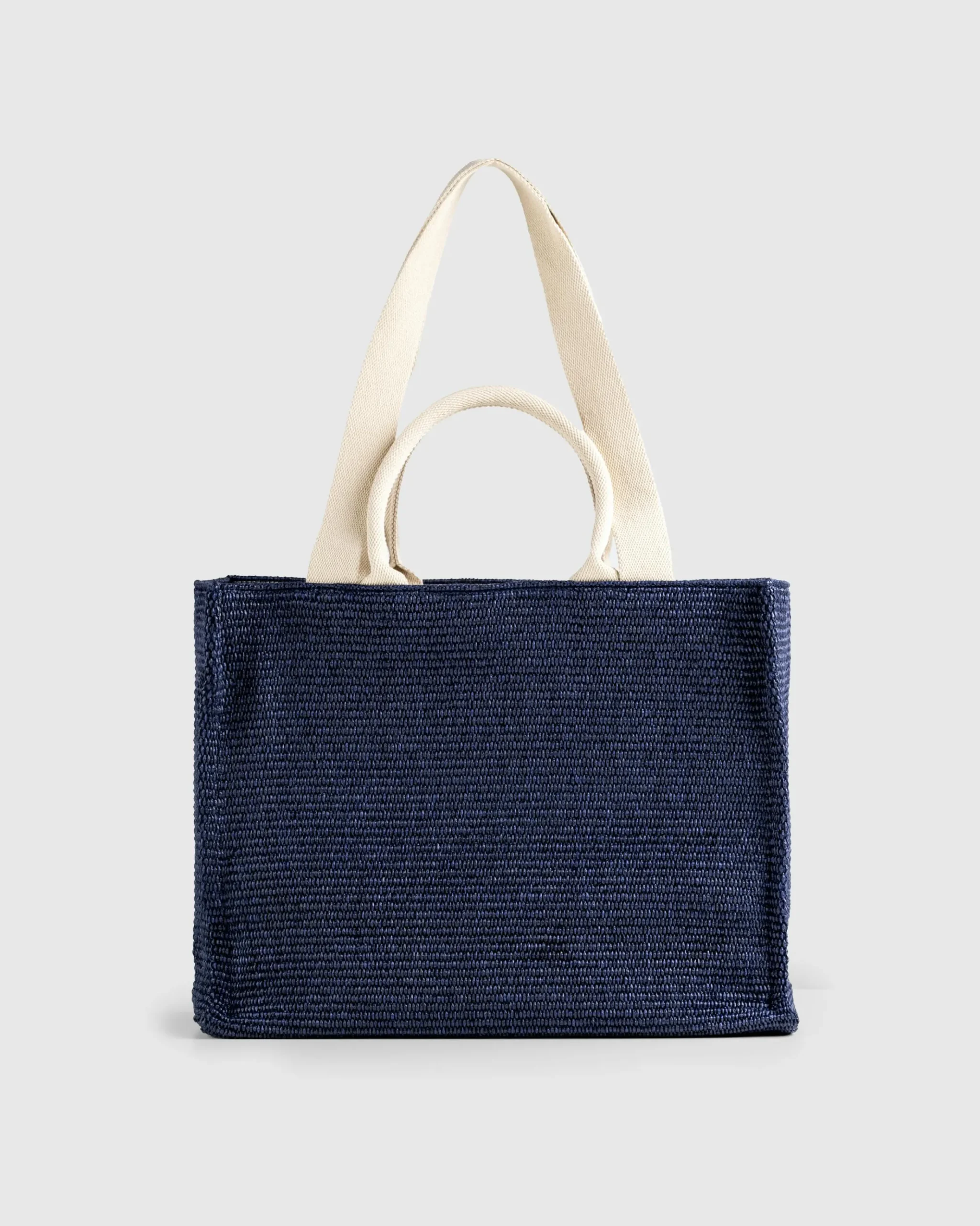 Fashion Marni Large Raffia Tote Bag ultramarine
