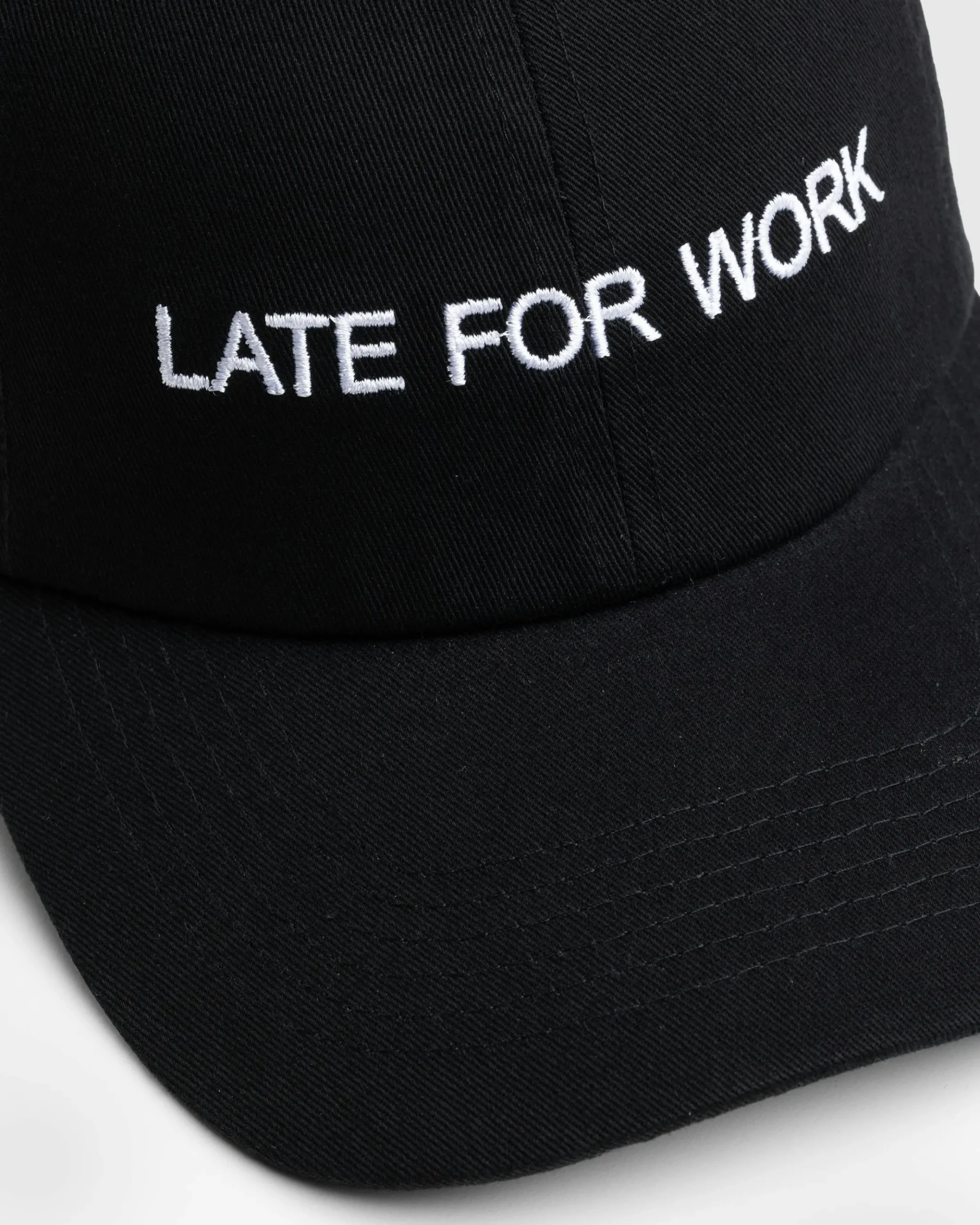 Online HO HO COCO Late For Work Hat Black/White blackxwhite