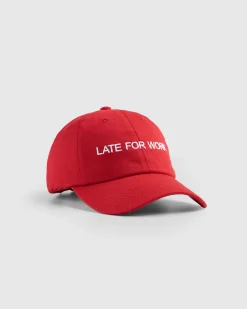 Cheap HO HO COCO Late For Work Hat Red/White redxwhite