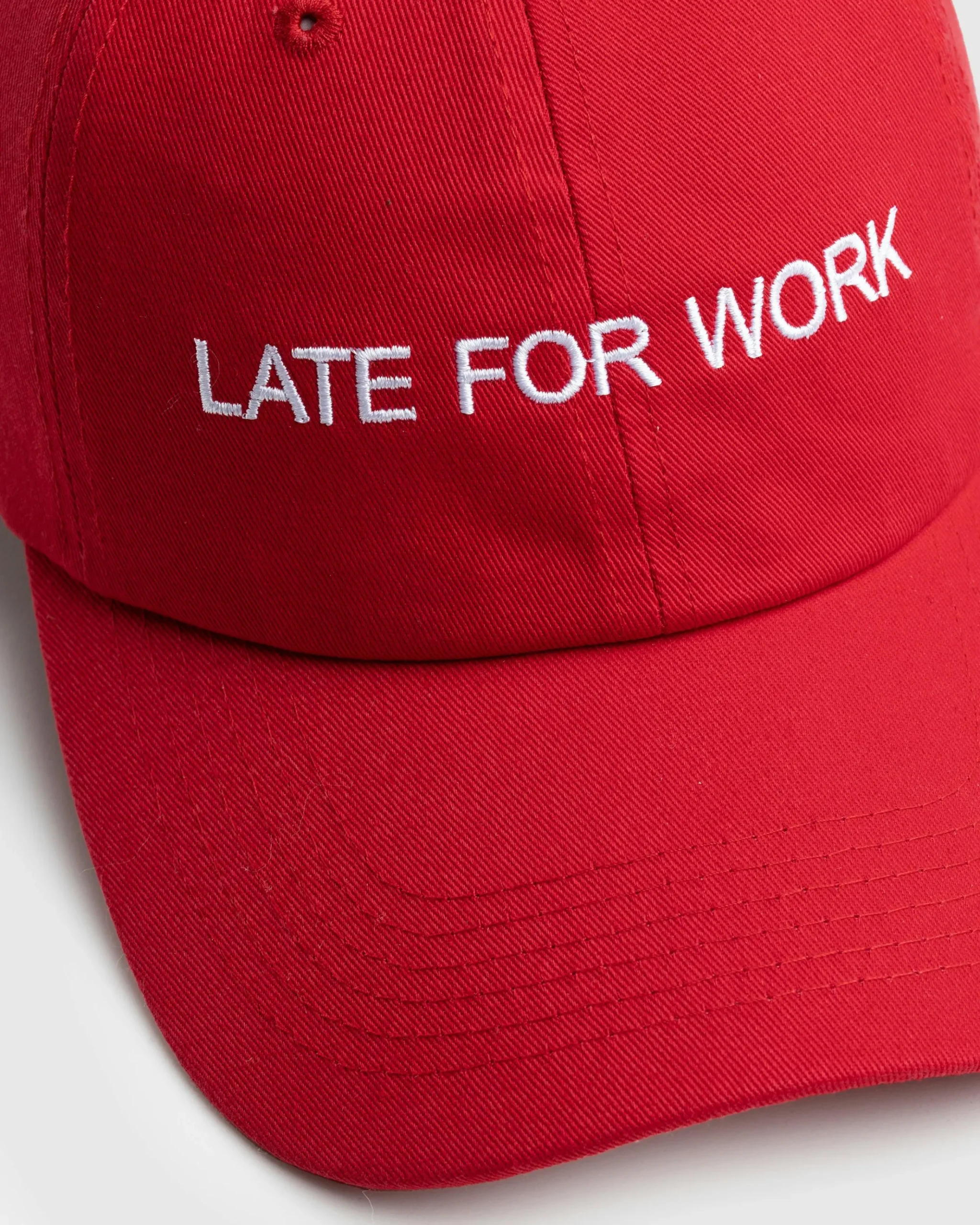 Cheap HO HO COCO Late For Work Hat Red/White redxwhite