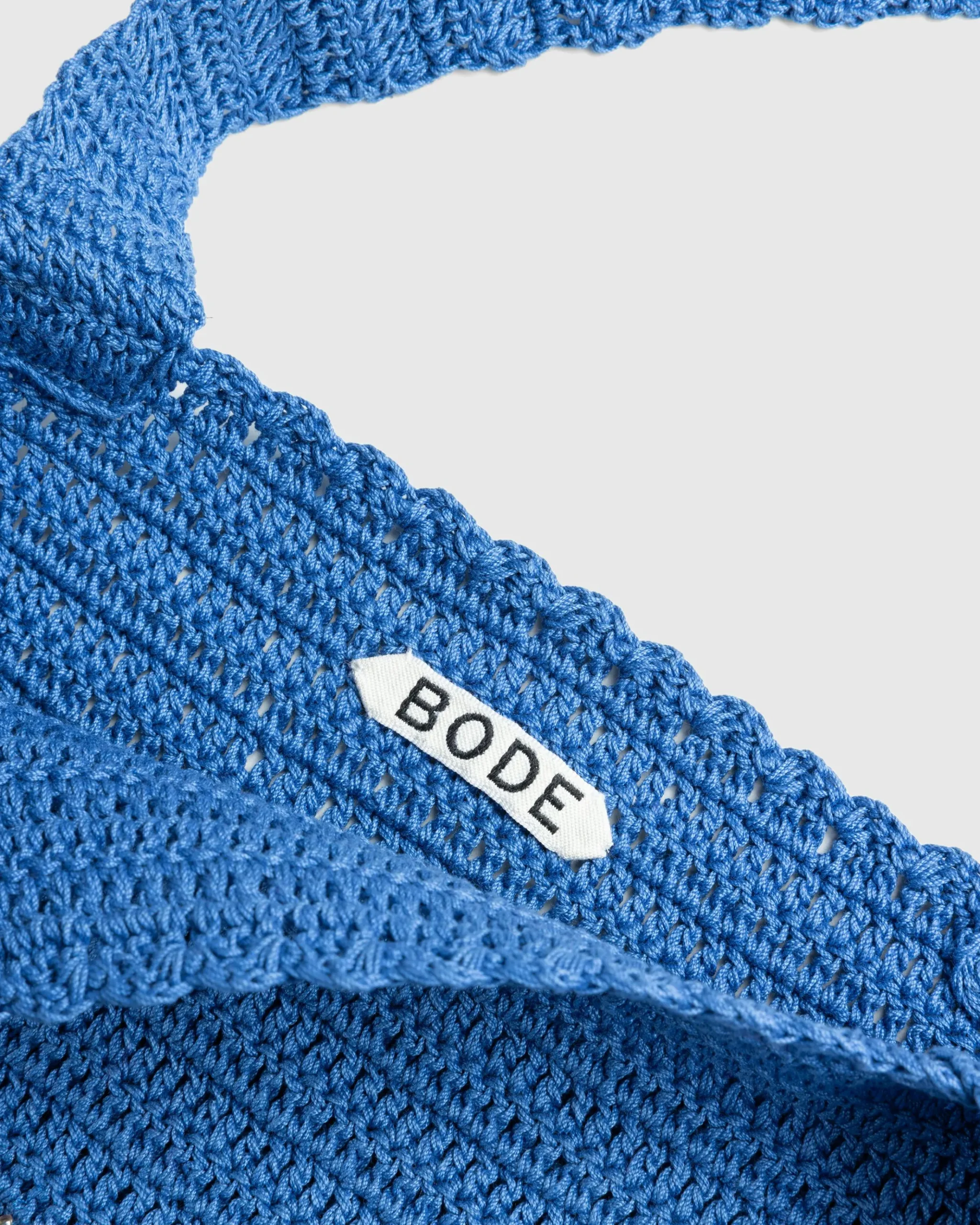Hot Bode Laurel Crochet Tote blue